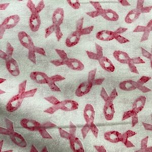 Pink Ribbon 100% cotton Fabric